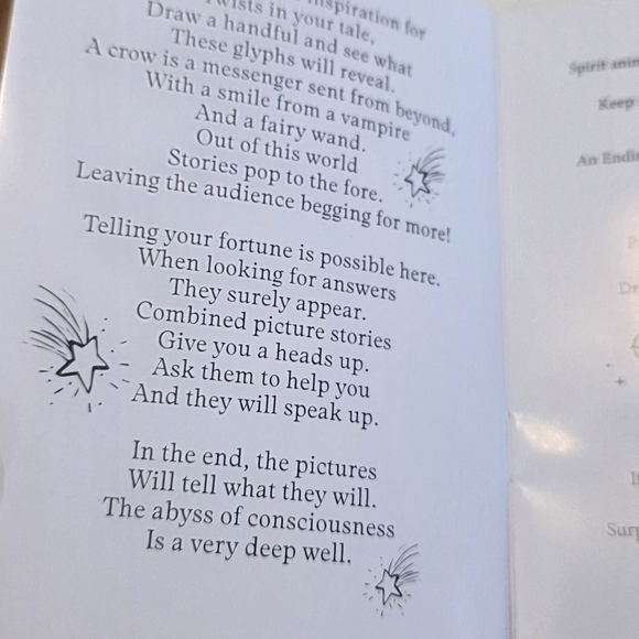 White Divination Button Set with Storage Pouch - Picture 4 of 5